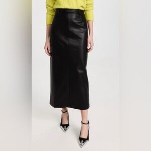 Faux Leather Skirt